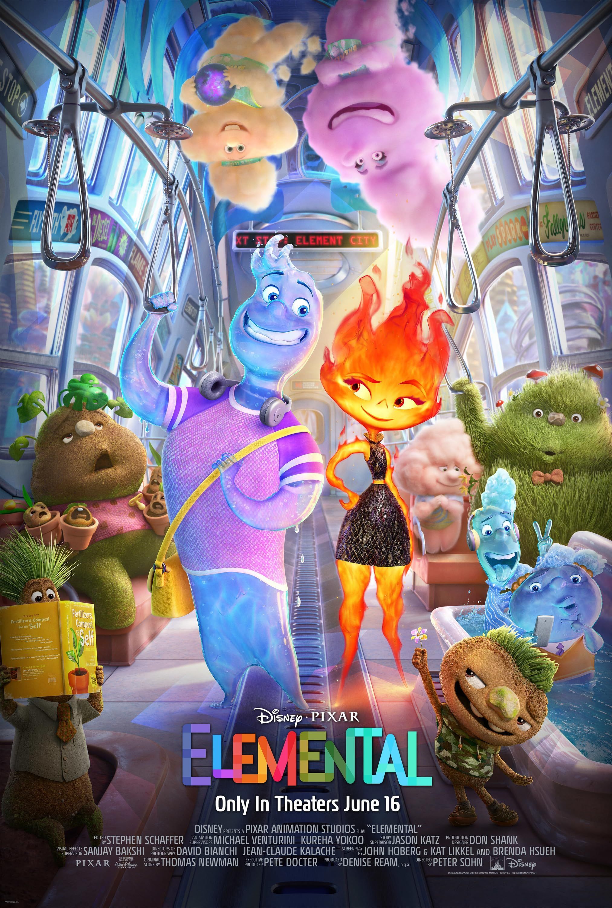 Elemental (2023) Hollywood English