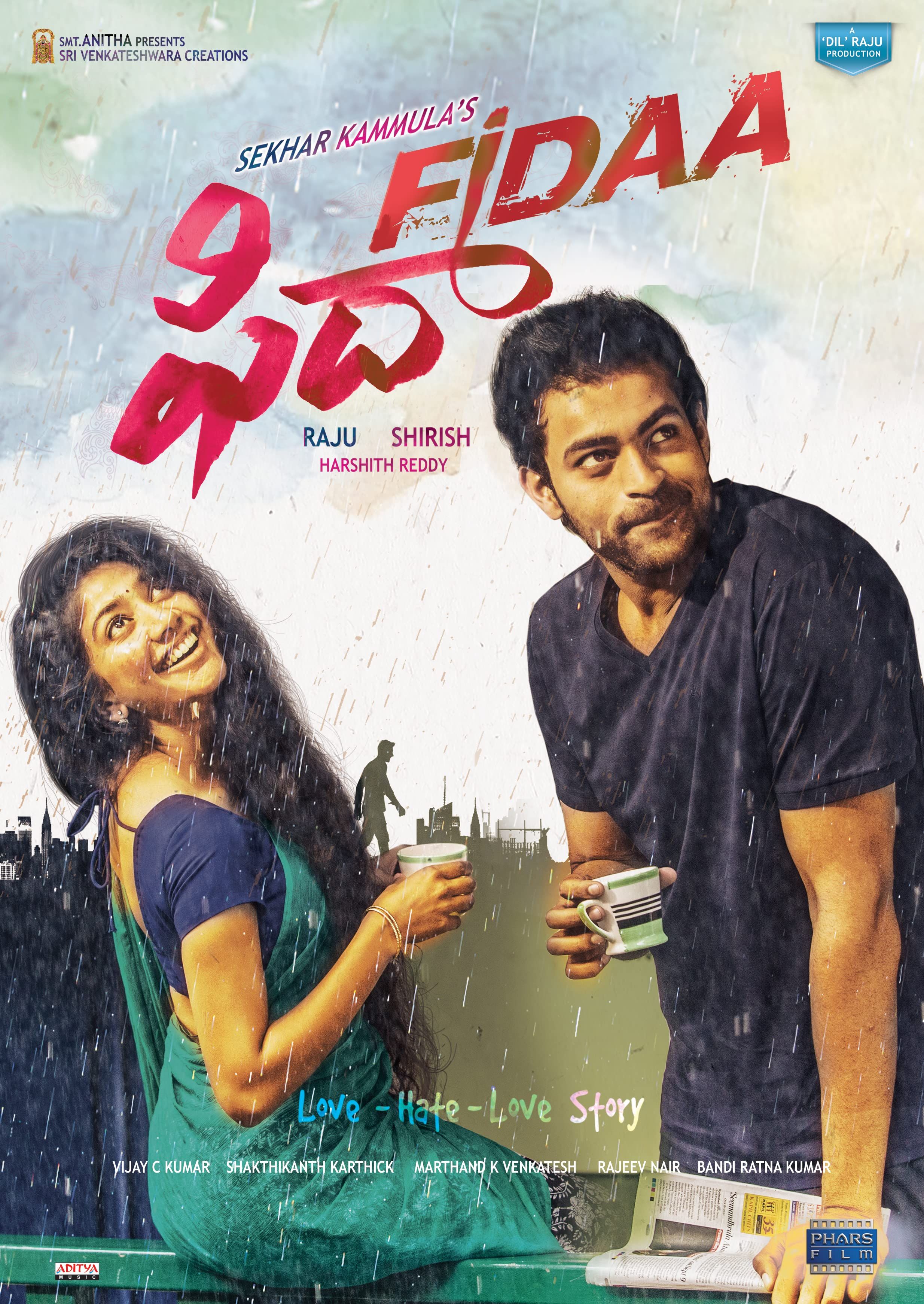 Fidaa (2017) Hindi ORG Dubbed