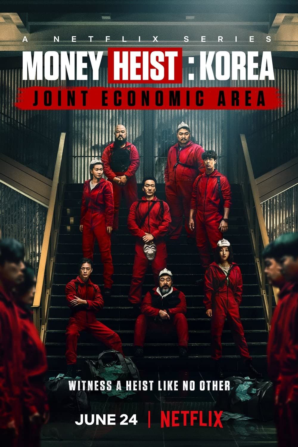 Money Heist Korea Joint Economic Area (2022) Season 1 Part 1 Hindi Dubbed NF Series