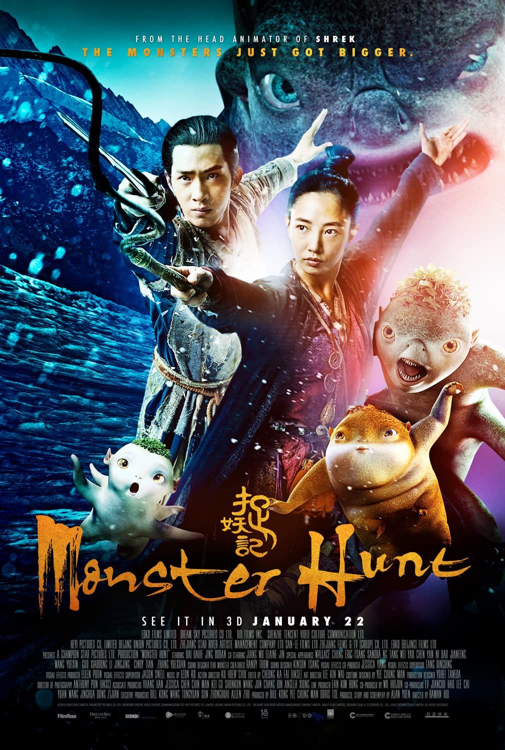 Monster Hunt (2015) Hindi Dubbed